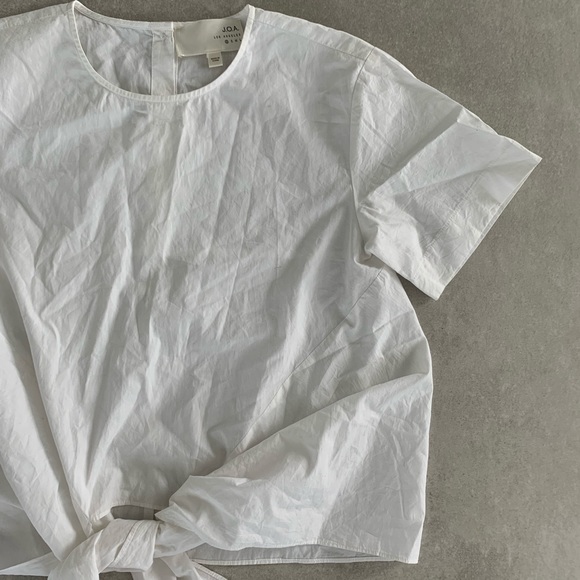 JOA CRISP WHITE SHIRT WITH TIE - Picture 4 of 7